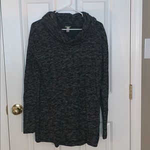 Grey cowl neck tunic